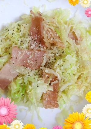 超手抜きwキャベツの温サラダ〜コンソメ味-レシピのメイン写真
