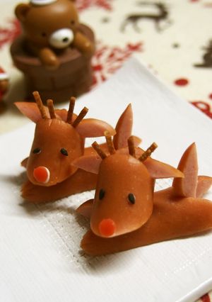 ウインナーでトナカイさん☆クリスマス☆-レシピのメイン写真