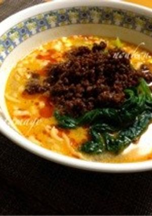 濃厚担々麺♪搾菜と練り胡麻で辛旨〜♪☺︎-レシピのメイン写真