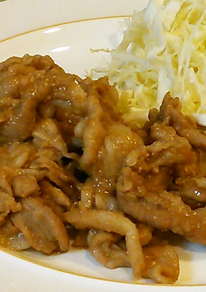 豚小間のやわらか♪しょうが焼き-レシピのメイン写真