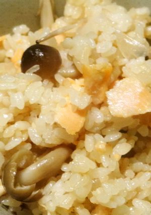 鮭&きのこ&大根の炊き込みご飯-レシピのメイン写真