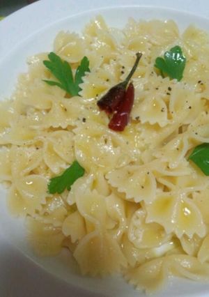 ショートパスタ（レモンのオイル)-レシピのメイン写真
