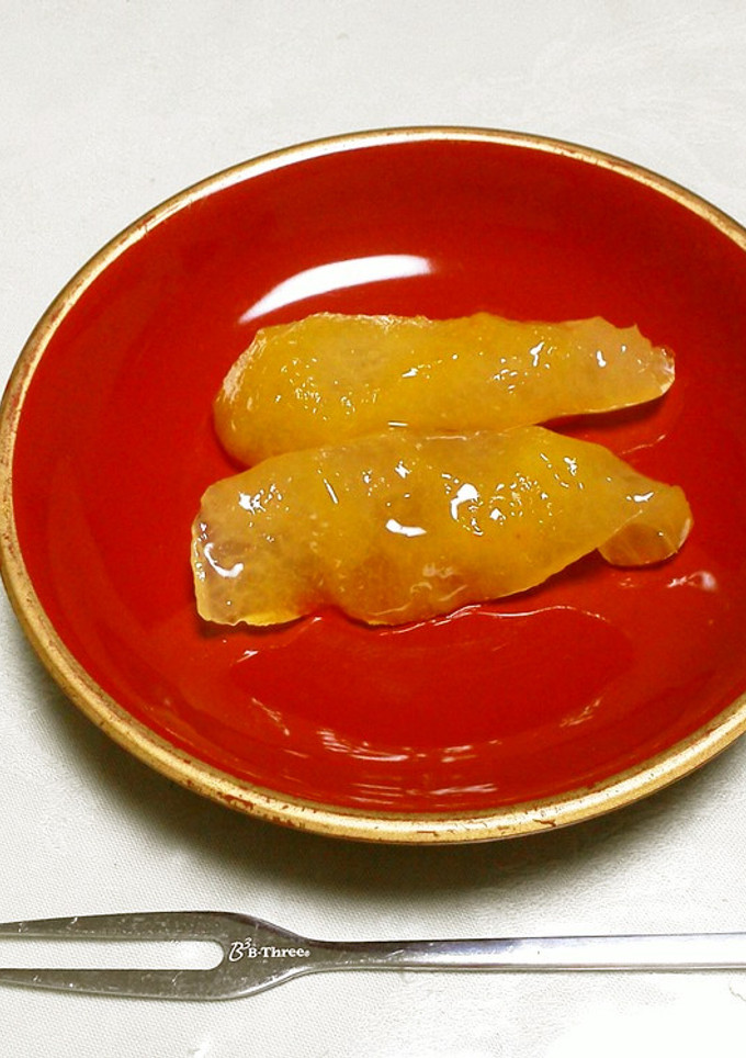 柚子(ゆず)のワタ煮-レシピのメイン写真