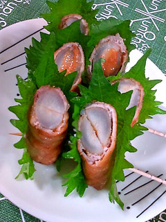 ごぼうの梅肉入り肉巻き♪-レシピのメイン写真
