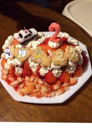1歳〜2歳 生クリーム未使用 ケーキ-レシピのメイン写真