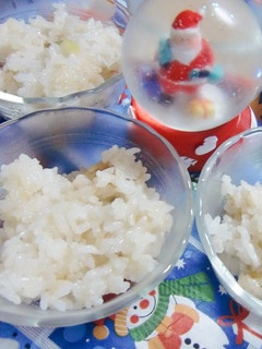 クリスマスディナーに肉味噌のおこわです★-レシピのメイン写真