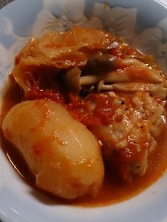 鶏肉と野菜のトマト煮込み-レシピのメイン写真