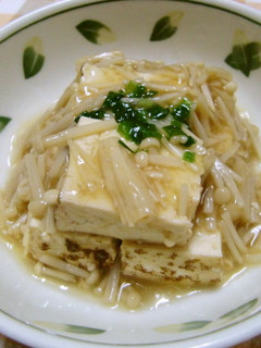★超簡単!レンジで*焼き豆腐のあんかけ*-レシピのメイン写真