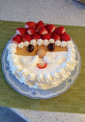 サンタさんのクリスマスケーキ-レシピのメイン写真