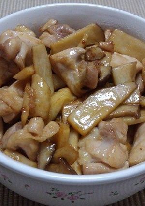 鶏肉とエリンギのバター醤油炒め-レシピのメイン写真
