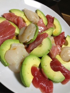 まぐろとホタテの簡単カルパッチョ-レシピのメイン写真