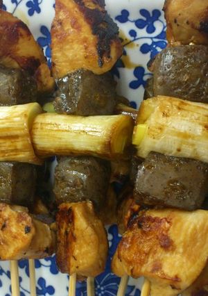 こんにゃくと胸肉で♪カロリーオフ焼き鳥-レシピのメイン写真