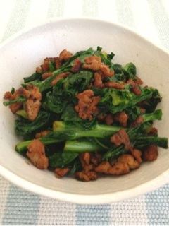 大根葉のひき肉炒め-レシピのメイン写真
