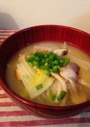 ボリューム満点♪スタミナお味噌汁-レシピのメイン写真