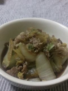 材料2つ♪簡単豚と白菜の煮物☆覚書-レシピのメイン写真