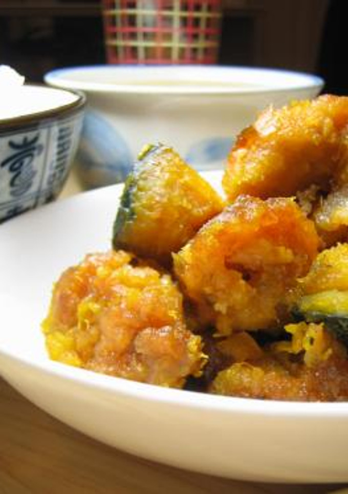 から揚げとかぼちゃの煮物-レシピのメイン写真