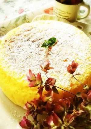 お店みたい♪ふわふわスフレチーズケーキ❤-レシピのメイン写真
