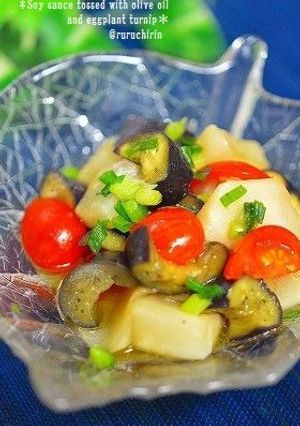 ✿蕪が美味しい♬オリーブオイル醤油和え✿-レシピのメイン写真