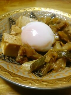 牛すじ肉のすき焼き風肉豆腐-レシピのメイン写真