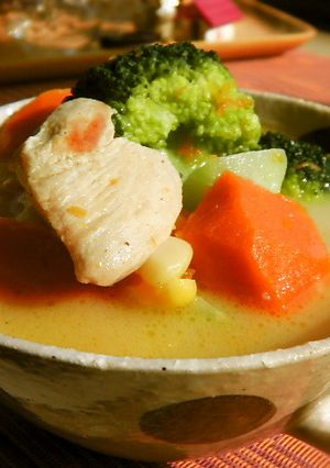 簡単！鶏と冬野菜のクリームシチュー♬-レシピのメイン写真