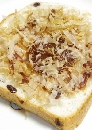 はちみつ味噌のかつお節トースト-レシピのメイン写真