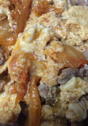 やみつき豚キムチの他人丼-レシピのメイン写真