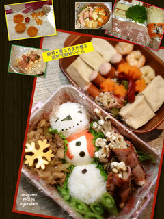 ハニーマスタード豚丼✴︎雪だるま仕様-レシピのメイン写真