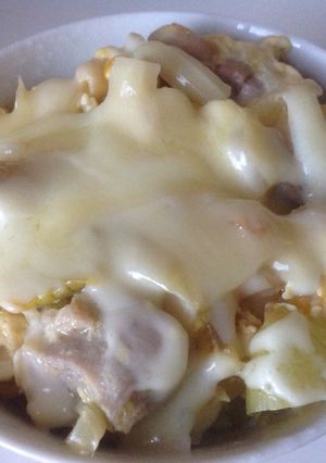 チーズ親子丼-レシピのメイン写真