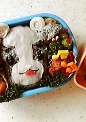 ポコポッテイト♪のメーコブのキャラ弁♪♪-レシピのメイン写真