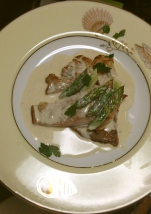 ウサギ肉のソテー　ブルーチーズソース-レシピのメイン写真