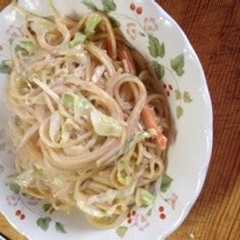 細切り野菜で☆簡単美味しいマヨパスタ-レシピのメイン写真