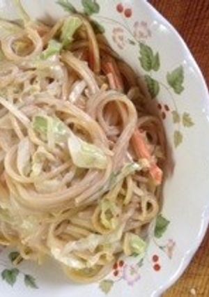 細切り野菜で☆簡単美味しいマヨパスタ-レシピのメイン写真
