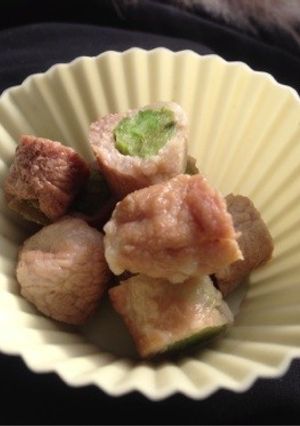 ずぼら)お弁当に)肉巻小松菜-レシピのメイン写真