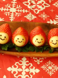 クリスマスケーキにも♪いちごちゃん♥-レシピのメイン写真