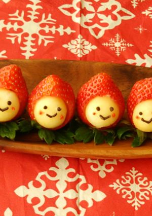 クリスマスケーキにも♪いちごちゃん♥-レシピのメイン写真