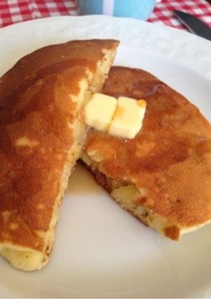 りんごのホットケーキ(^^)-レシピのメイン写真