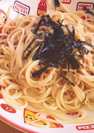 マヨ×にんにく 納豆パスタ-レシピのメイン写真