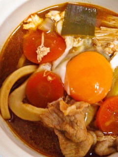 トマトみそ煮込みうどん-レシピのメイン写真