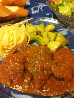 鹿肉の赤ワイン煮込み-レシピのメイン写真
