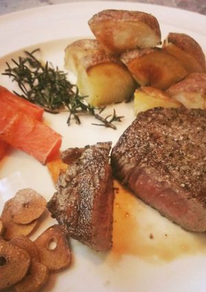 牛肉のランプステーキと野菜のオーブン焼き-レシピのメイン写真