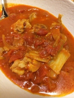 簡単!チキンのトマト煮込み♫-レシピのメイン写真