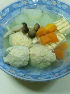 柚子香る鶏つみれ団子-レシピのメイン写真