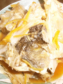 スズキのあらで☆簡単あら煮-レシピのメイン写真