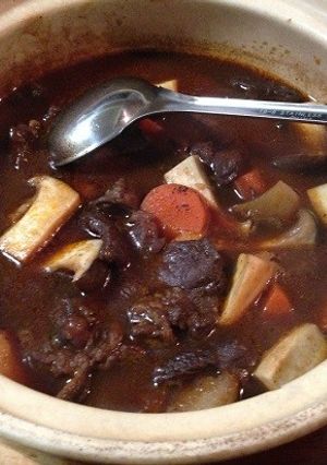 お手軽☆土鍋で作るビーフシチュー-レシピのメイン写真