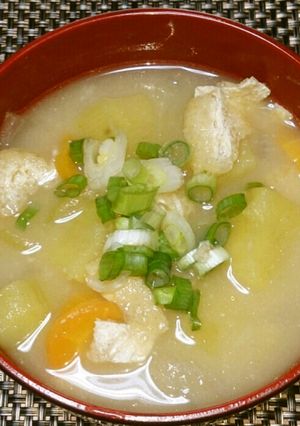 美味しい！さつま芋のお味噌汁-レシピのメイン写真
