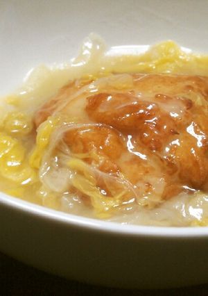 ゆず風味）白菜とさつま揚げの煮込み-レシピのメイン写真