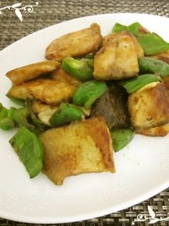 鮭とピーマンのはちみつ味噌炒め-レシピのメイン写真