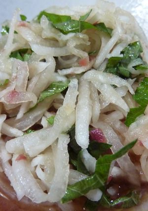 大根の梅ドレッシング（市販品より美味ね）-レシピのメイン写真