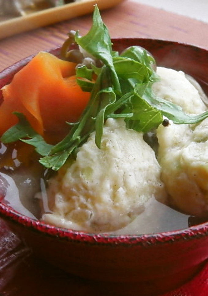簡単！鶏団子としめじの旨塩鍋orお雑煮♬-レシピのメイン写真