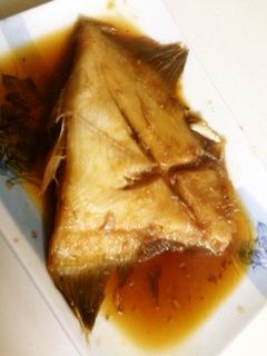 簡単!フライパンでカレイの煮付け☆-レシピのメイン写真